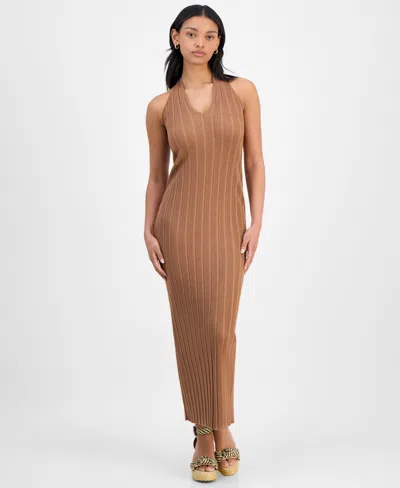 And Now This Women's Rib-knit Halter Dress, Exclusively At Macy's
