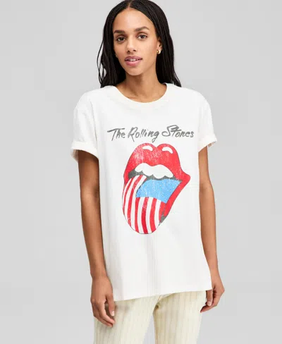 And Now This Women's Rolling Stones Graphic T-shirt, Macy's Exclusive In White