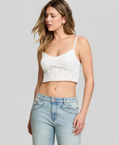 And Now This Women's Seamless Bralette Top, Macy's Exclusive In White