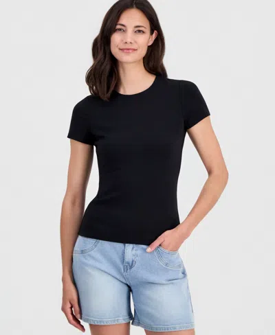 And Now This Women's Second Skin T-shirt, Macy's Exclusive In Black