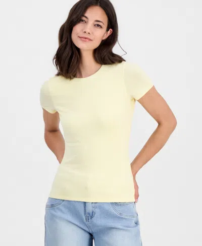And Now This Women's Second Skin T-shirt, Macy's Exclusive In Yellow