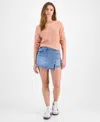 AND NOW THIS WOMEN'S SIDE-BUTTON DENIM MINI SKORT, EXCLUSIVELY AT MACY'S