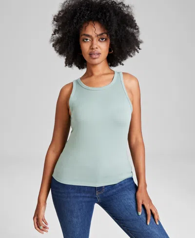 And Now This Women's Sleeveless Top, Created For Macy's In Green Mili