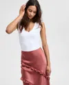 And Now This Women's Pointelle Knit Sleeveless Sweater, Created For Macy's In White
