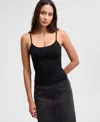 And Now This Women's Solid Seamless Camisole Top, Exclusively At Macy's In Black