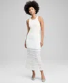 And Now This Women's Textured Maxi Skirt, Macy's Exclusive In White