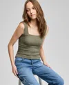 And Now This Women's Textured Seamless Tank, Exclusively At Macy's In Green