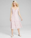 AND NOW THIS WOMEN'S TIERED-RUFFLE SLEEVELESS MIDI DRESS, CREATED FOR MACY'S