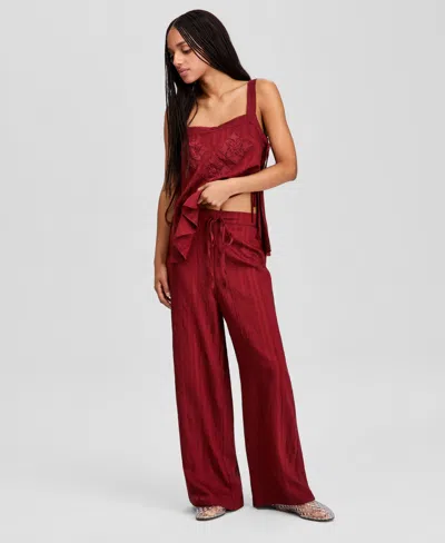 And Now This Women's Wide-leg Drawstring Pants, Macy's Exclusive