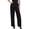 And Now This Womens Pocket Knit Straight Leg Pants In Black