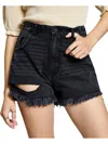 And Now This Womens Ultra High Rise Distressed Denim Shorts In Multi