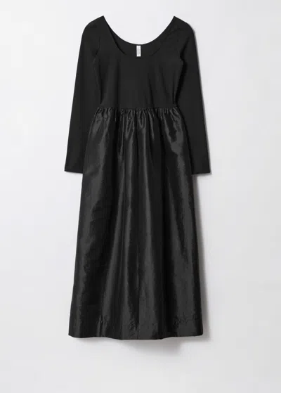 & Other Stories A-line Midi Dress In Black
