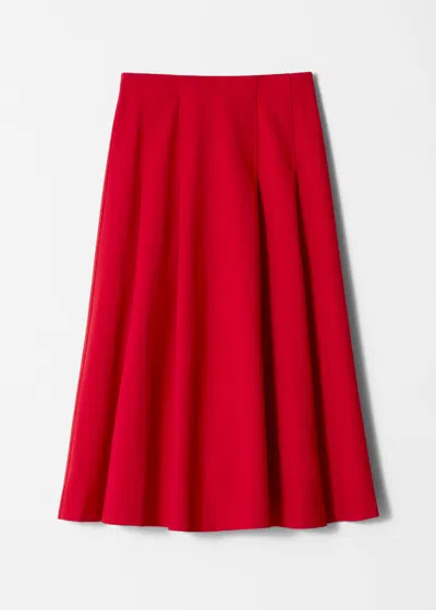 & Other Stories A-line Midi Skirt
