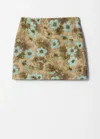 & Other Stories A-line Mini Skirt In Beige