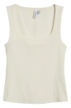 & Other Stories Alba Rib Tank In Neutral