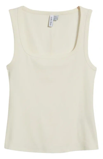 & Other Stories Alba Rib Tank In Neutral