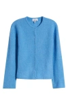 & Other Stories Alpaca & Wool Blend Cardigan In Bright Blue