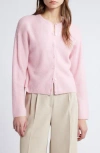 & Other Stories Alpaca & Wool Blend Cardigan In Pink