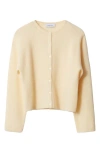 & Other Stories Alpaca & Wool Blend Cardigan In Yellow Dusty Light