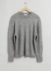 & Other Stories Alpaca-blend Knit Sweater In Grey