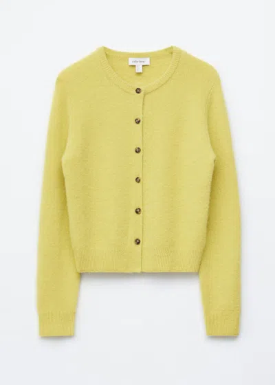 & Other Stories Alpaca Blend Cardigan In Yellow