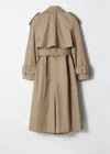 & Other Stories Trench Coat With Utility Belt Detail In Beige