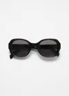 & Other Stories Bold Rounded-frame Sunglasses In Multi