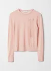& Other Stories Bow-detail Jumper In Pink