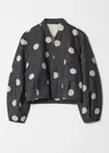 & Other Stories Boxy Bomber Jacket In Black