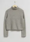 & Other Stories Boxy Knit Sweater In Rust