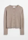 & Other Stories Boxy Merino Wool Cardigan In Green