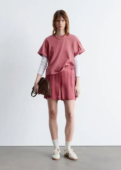 & Other Stories Boxy T-shirt In Pink