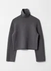 & Other Stories Boxy Turtleneck Jumper In Grey
