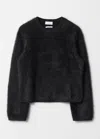 & Other Stories Brushed-cashmere Jumper In Black