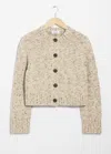 & OTHER STORIES BUTTONED KNIT CARDIGAN