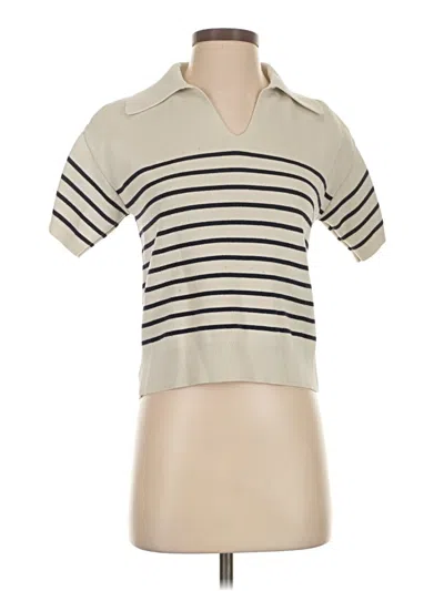 Pre-owned & Other Stories Cardigan Sweater In White