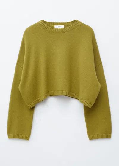 & Other Stories Cashmere And Cotton Jumper In Green
