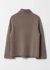 & Other Stories Cashmere-blend Turtleneck Jumper In Beige