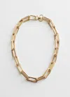 & Other Stories Chunky Chain Link Necklace In Gold
