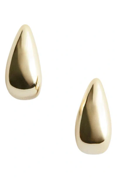 & Other Stories Chunky Hoop Earrings In Gold