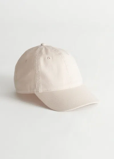 & Other Stories Classic Baseball Cap In White