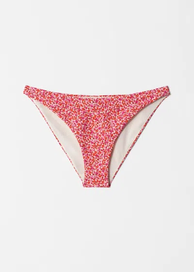 & Other Stories Classic Bikini Bottoms In Orange
