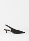 & Other Stories Classic Satin Pumps In Black