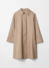 & Other Stories Collared Car Coat In Beige