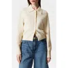 & Other Stories Collared Cardigan In Neutral