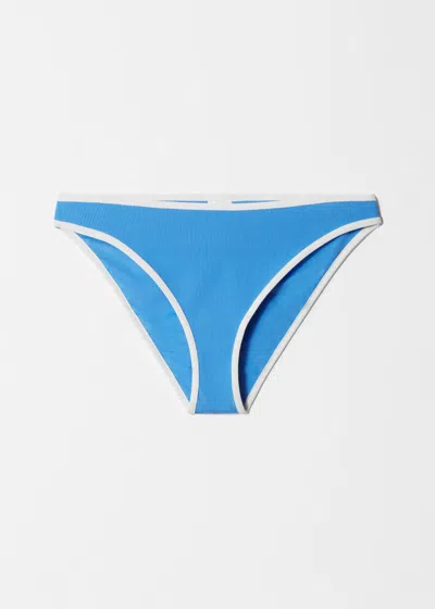 & Other Stories Contrast-trim Bikini Briefs In Pink