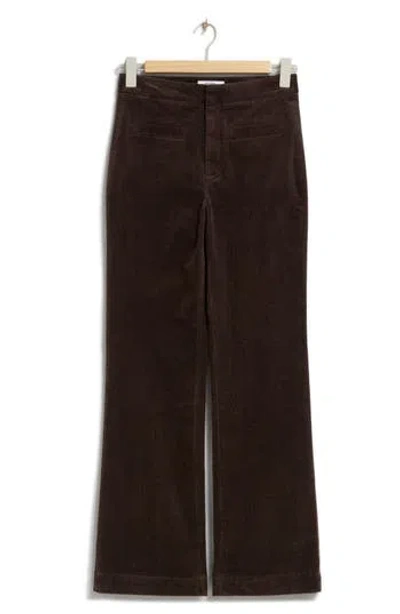 & Other Stories Corduroy Pants In Brown