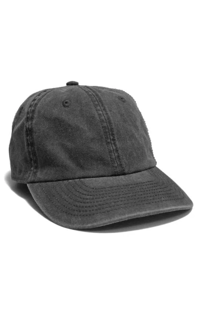 & Other Stories Cotton Twill Baseball Cap In Grey Dark