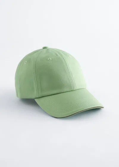 & Other Stories Cotton-twill Baseball Cap In Green