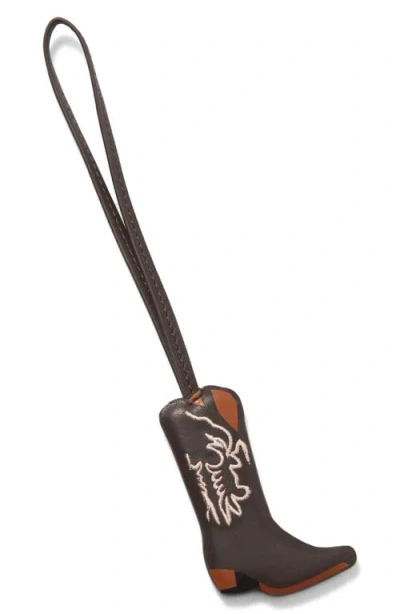 & Other Stories Cowboy Boot Bag Charm In Brown